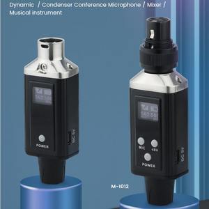 Mini Sistema de micrófono inalámbrico portátil con conector XLR para micrófono de mano de condensador con cable - Product Image 6