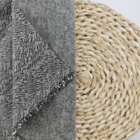 Tissu brossé 100% polyester 300D 290 g/m² Largeur 62/63 pouces Résistant aux plis Doux Certifié OEKO-TEX Marque YIYUNSHA Tissu jersey