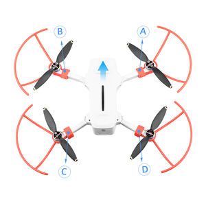 4 Uds UAV hélice anillo protector para FIMI <span class=keywords><strong>X8</strong></span> <span class=keywords><strong>MINI</strong></span> Drone hélice guardia liberación rápida Protector jaula Drone Accesorios - Product Image 3