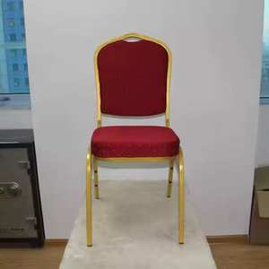 <b>Cheap</b> Modern Stacking Fabric Metal Frame Hotel Banquet <b>Chairs</b> for Party Wedding - Product Image 2