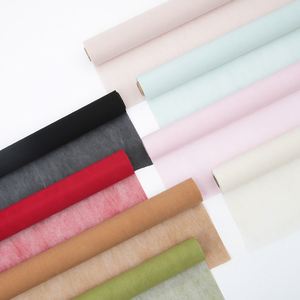 Nouveauté - Papier d'emballage en velours fleuri pour la Saint-Valentin - Papier d'emballage pour bouquet - Matériaux d'emballage - Product Image 2