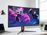 En stock, moniteur d'ordinateur 24 pouces 4K pour la maison et le bureau, 3840*2160p, plat, 60Hz, 4ms