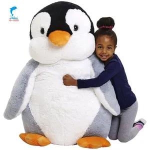 Boneka Mewah Penguin Lembut Mainan Bayi Bermain dan Menari Buatan Khusus Pabrik Mainan