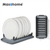 Fauteuil mascotte portable nouvelle cuisine, en plastique, pliable et unique, organisateur d'assiettes, support de séchage