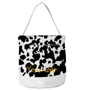 Sacs en toile <span class=keywords><strong>de</strong></span> coton avec motif <span class=keywords><strong>de</strong></span> <span class=keywords><strong>vache</strong></span> laitière mignonne et imprimé léopard brun, logo personnalisé 2026, paniers <span class=keywords><strong>de</strong></span> Pâques pour enfants, cadeau <span class=keywords><strong>de</strong></span> Pâques - Product Image 6