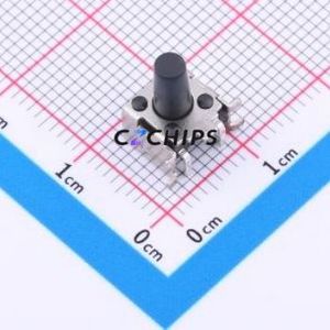 TS-1045AD-A13B3-D2 Tactile Switch SMD Switch Single Pole Single Throw Round Button 2.5N Horizontal Mount - Product Image 1