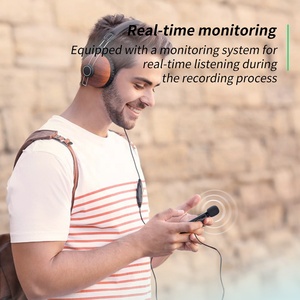 Micrófono Inalámbrico Portátil 2 en 1 con Estuche de Carga Mini, Micrófono de Solapa de 2.4GHz para Grabación en Estudio y Entrevistas - Product Image 5