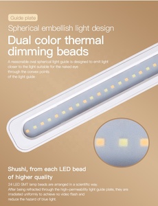 गर्म बिक्री वाले बेडरूम रीडिंग टेबल टैम्प कस्टम डाइमिबल टेबल लैंप यूएसबी बैटरी के साथ रिचार्जेबल - Product Image 2