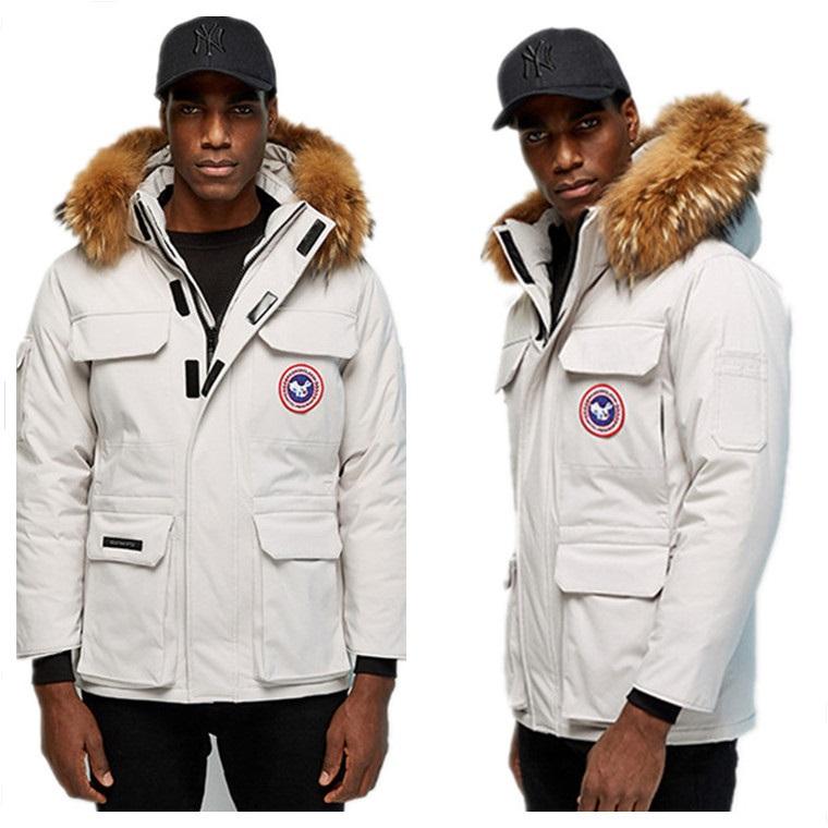 white goose jackets