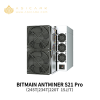ASICARK |   BITMAIN ANTMINER S21 Pro 234Th, mineur de Bitcoin ultra-efficace à refroidissement par air pour les fermes minières BTC à grande échelle
