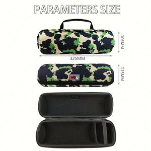 Cylinder EVA Outdoor Speaker Storage <b>Case</b> Pressureresistant Waterproof Portable <b>Carrying</b> Audio Bag - Product Image 6