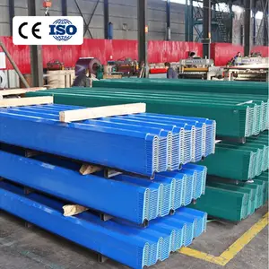 Latest Pvc IBR House Steel Iron Corrugated Color Coated Roofing Sheet Types In China