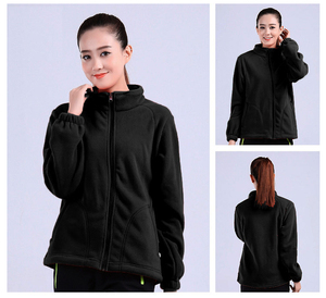 <span class=keywords><strong>Chaqueta</strong></span> de lana para <span class=keywords><strong>mujer</strong></span>, cazadora, <span class=keywords><strong>chaqueta</strong></span> de lana <span class=keywords><strong>Polar</strong></span>, abrigo, logotipo bordado personalizado, calentador de cuerpo, abrigo de otoño e invierno - Product Image 4
