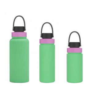 High-quality Appearance Stainless Steel Insulated Water <b>Bottle</b> with Wide-mouth Design and Latest Model Handle Cup Cap - Product Image 4