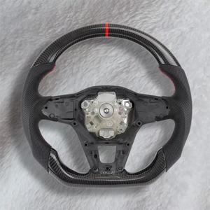 พวงมาลัยคาร์บอนไฟเบอร์อุปกรณ์เสริมสำหรับรถกอล์ฟ VW 8 <span class=keywords><strong>GTI</strong></span> พวงมาลัยรถยนต์ - Product Image 6