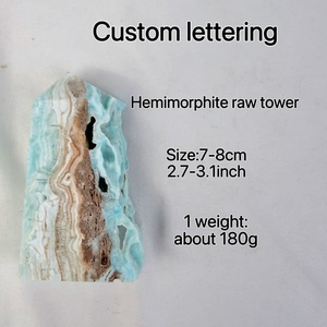 Punta di Cristallo a Torre in Materiali Misti, Gemma Naturale Energetica Curativa, Prezzo di Fabbrica, per Decorazione Domestica - Product Image 4