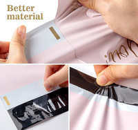 Sacs d'expédition pour vêtements et chaussures, enveloppes polymailers pour impression personnalisée de logo, imperméables, résistantes aux déchirures, biodégradables