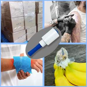 Plastic <b>Wrap</b> Tattooing Ice Packs Athletic Film Rotatable Handle Elastic <b>Clear</b> Reinforced Grade High Gloss Injuries Ice Bags Body - Product Image 2