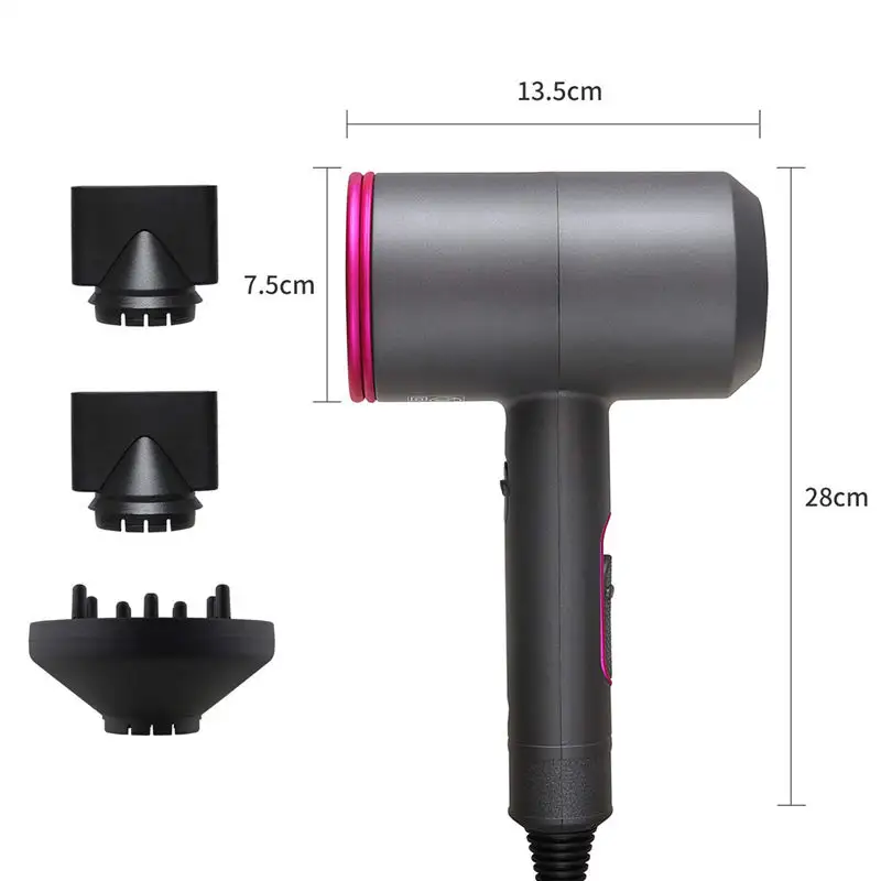 High Quality Supersonics HD07 HD08 Hollow Leafless Hair Dryer DY Hair Dryer With Accessories 1600W Hairdryers