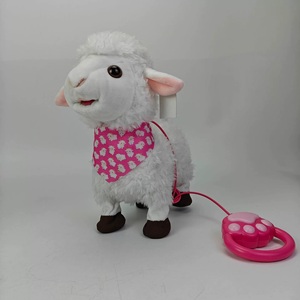 Juguete <span class=keywords><strong>de</strong></span> Peluche <span class=keywords><strong>de</strong></span> Oveja Súper Suave Simulada, Muñeco <span class=keywords><strong>de</strong></span> Oveja Andante con Motor, Juguete <span class=keywords><strong>de</strong></span> Peluche Controlado por Cable - Product Image 3