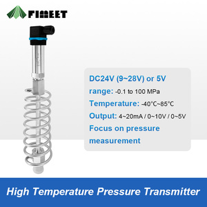Transmetteur de pression haute température FMT FMT131G en acier inoxydable 316, sortie 0-10mA, connexion Hirschmann, personnalisable pour huile/eau/gaz - Product Image 5