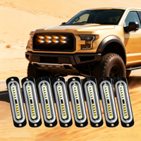 Lumière de calandre LED à télécommande sans fil avec modes blanc vif et changeant de couleur pour voiture, camion, SUV
