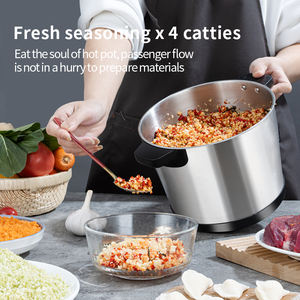 Big Large Yam Pounder Heavy Duty 6L 8L 10L 15L Vegetable Chopper Commercial Kitchen Electric Food Processor <b>Machine</b> - Product Image 4