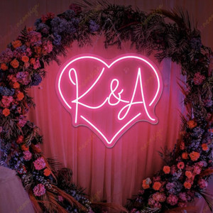Letrero de Neón LED con Logotipo Personalizado de Diseño Gratuito, Letrero de Neón Personalizado con Nombre, Letrero de Neón LED Personalizado para Decoración de Bodas Nikkah - Product Image 4