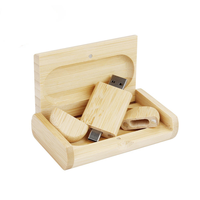 Clé USB 2.0 et 3.0 personnalisée avec logo laser, 16 Go, 32 Go, en bois (bambou, érable, noyer), type C, lecteur flash, disque mémoire, clé USB