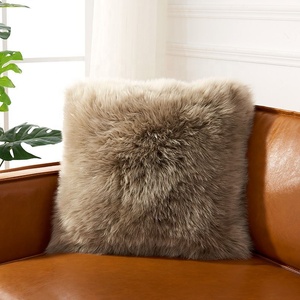 Luxury Faux Fur Plush Pillow <strong>Cover</strong> Throw Pillows for Living Room Sofa Custom 45x45 50x50 cm <strong>Rectangular</strong> <strong>Cushions</strong> <strong>Covers</strong> - Product Image 2
