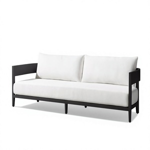 Sofá de Exterior de Aluminio con Arco Arquitectónico Clásico de Estética Atemporal, Conjunto de Muebles de Patio de Metal Soldado con Precisión para Jardín y Balcón - Product Image 2