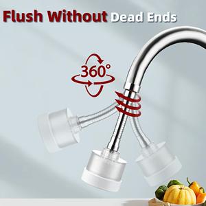 360 Xoay vòi lọc nước lọc và loại bỏ Clo nước cứng cho nhà bếp và phòng tắm bồn rửa - Product Image 3