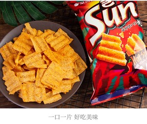 80g harga grosir keripik kentang normal snakcs Korea matahari jagung serpihan kentang kasual makanan ringan eksotis