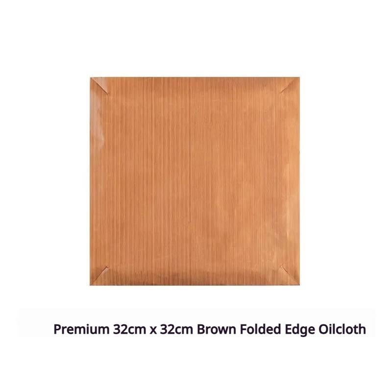 32*32cm folded oilcloth [for 6-inch ancient early baking tray]]