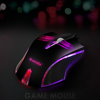 Souris optique de jeu Banda P1 6D, souris de jeu filaire, souris optique pour ordinateur, souris de jeu pour ordinateur de bureau