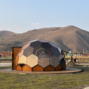 Carpa de Camping de Lujo Moderna con Aislamiento de Vidrio, Tipo Iglú con Refuerzo Diagonal, Impermeable, con Baño, Tipo Yurt, Resistente a los Rayos UV para las Cuatro Estaciones - Product Image 5