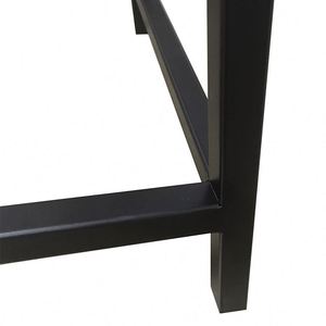 Modern Metal Bar <b>Stools</b> Frame Black Stackable Indoor Outdoor Living Room <b>Dining</b> Chair - Product Image 5