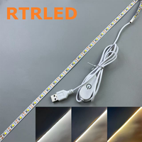Bande lumineuse LED similaire à Bambulab KA004 pour l'impression 3D, interrupteur tactile USB 5V pour lampe de nuit modèle Bambulab