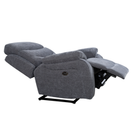 Fauteuil inclinable électrique en tissu gris foncé, canapé inclinable simple avec repose-pieds pour salon, chambre à coucher, meubles de maison
