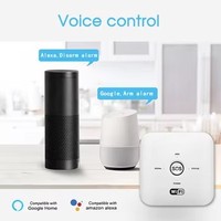 Wale Tuya WiFi+GSM 4G 24-Zone Home Alarm System with Internal Siren 85dB Wireless Smart Security Kit for Home Security