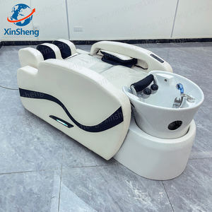 Peralatan spa rambut, penguap otomatis multifungsi, kursi cuci modern kepala terapi air thai pijat sampo kepala tempat tidur - Product Image 3