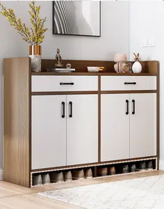 أثاث منزلي صيني بالجملة رف أحذية منظم تخزين sheo خزانة خشبية للمنزل - Product Image 1