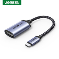 Adaptateur UGREEN USB C vers DisplayPort 1.4 8K pour iPhone 15, Macbook Pro, iPad, câble adaptateur USB Type C vers DP1.4 8K, 32,4 Gbps, 8K/60Hz