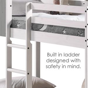 โครงสร้างแข็งแรงทนทานชนบทห้องนอนเด็กเฟอร์นิเจอร์เตียงสอง<span class=keywords><strong>ชั้น</strong></span>ไม้สนบ้านเตียงสำหรับเด็ก - Product Image 4