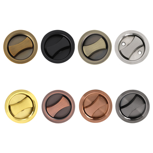 Stainless Steel 304 Concealed Circular <strong>Knob</strong> Emergency Coin Unlock Sliding <strong>Door</strong> Lock Anti-broken Bolt Hook Lock - Product Image 3