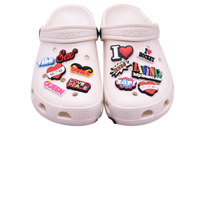 Accesorios para Zapatos de Mujer, Adornos de PVC para Zuecos, Diseño de Dibujos Animados, Hebilla con Forma de Flor, Marca <span class=keywords><strong>Xiami</strong></span>, Venta al por Mayor - Product Image 1