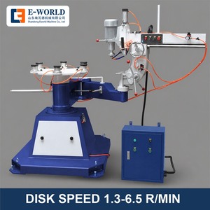 Machine de meulage de verre haute précision pour le façonnage des bords intérieurs et extérieurs, le chanfreinage et le polissage avec différents disques. - Product Image 1