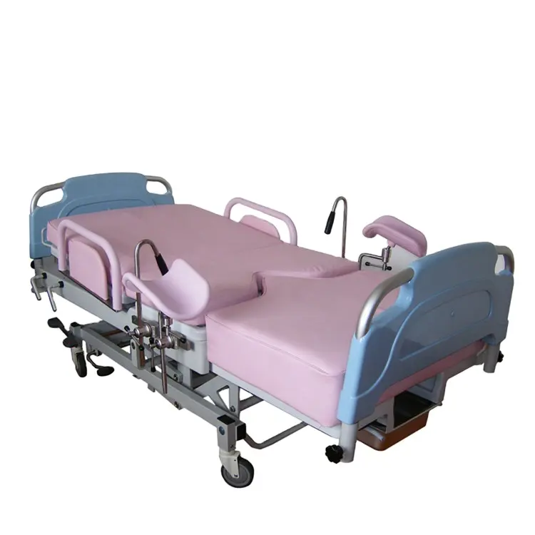 BT-LD002B病院手動分娩ベッド女性出産ベッド医療用産児ベッドレール付き