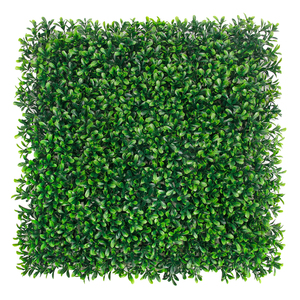 Anti-uv grass boxwood hedge topiary green wall panel artificial for vertical garden decor