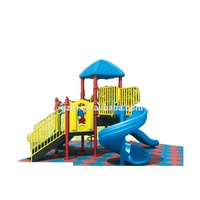 Terrain de jeux en acier inoxydable pour enfants, terrain d'extérieur à double glissière, Design de mode commerciale, haute qualité